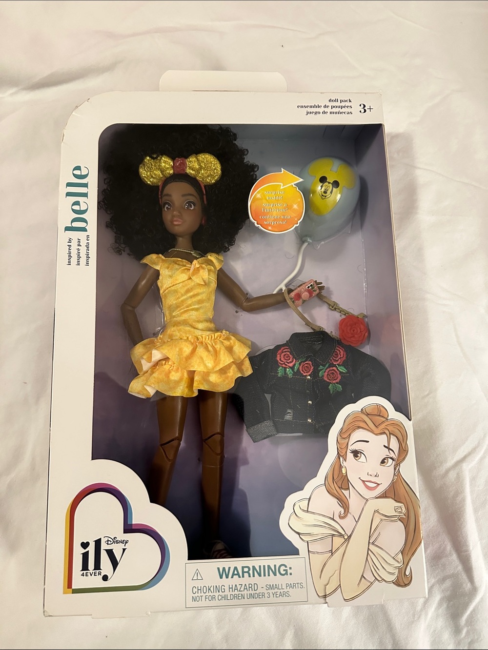 Belle Doll in Yellow Dress - Kids Toy